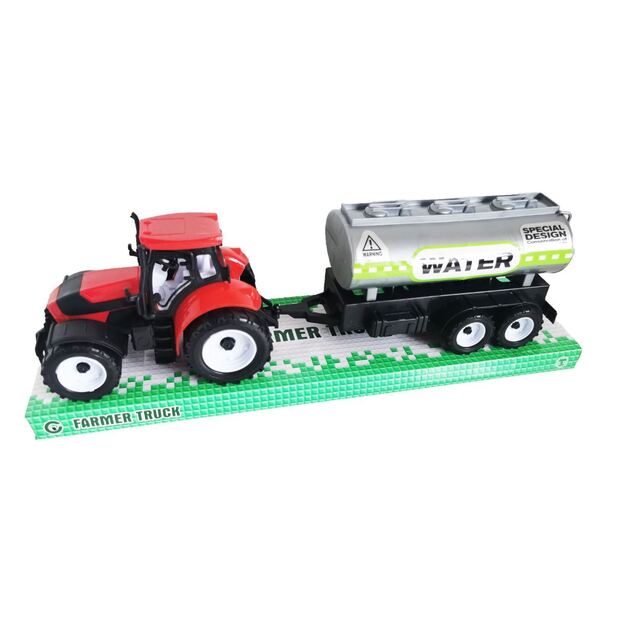 Žaislinis traktorius su priekaba 37 cm (9978)
