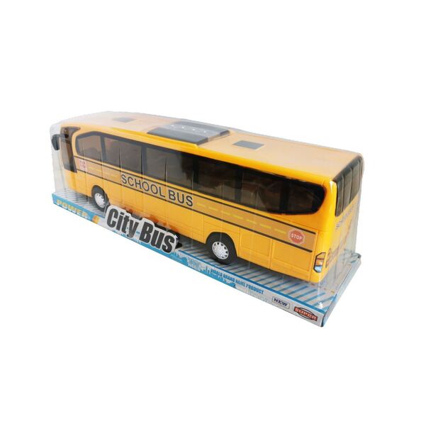 Didelis žaislinis plastikinis autobusas - 54cm