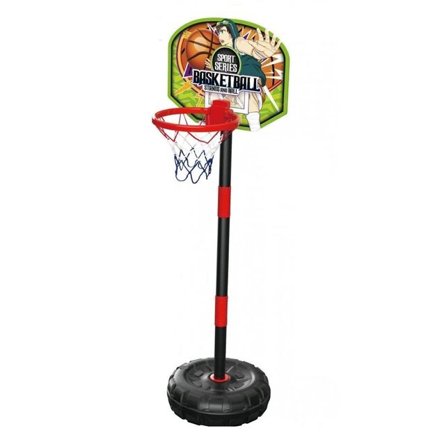 Vaikiškas krepšinio lankas su stovu - aukštis iki 95 cm