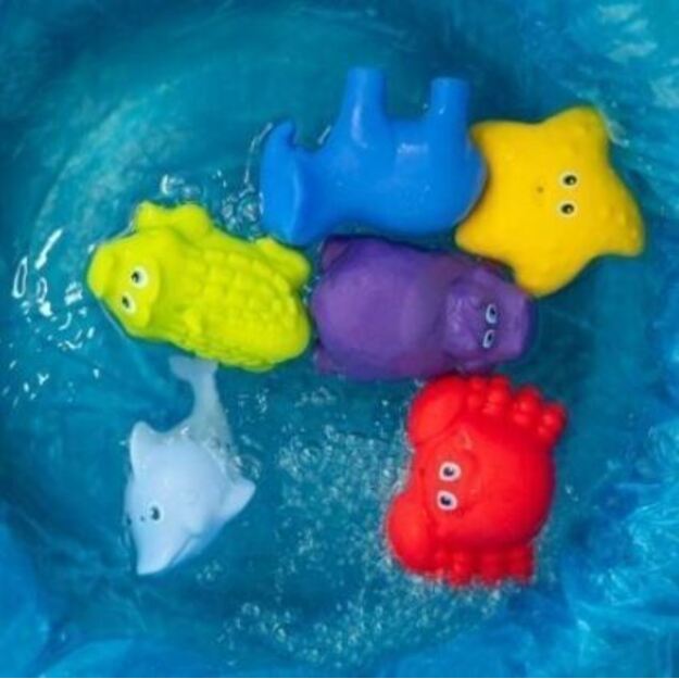 Vonios rinkinys - Linskmosios maudynės 6 skirtingi žaisliukai