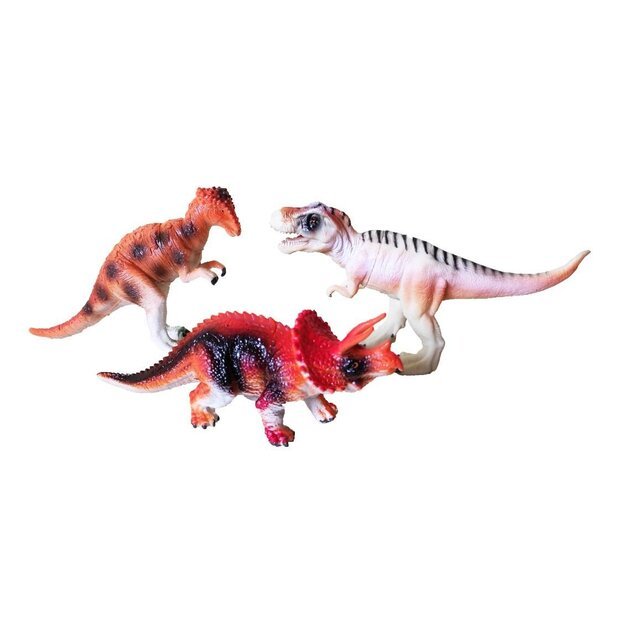Žaislinės dinozaurų figūrėlės 3 vnt (1971)