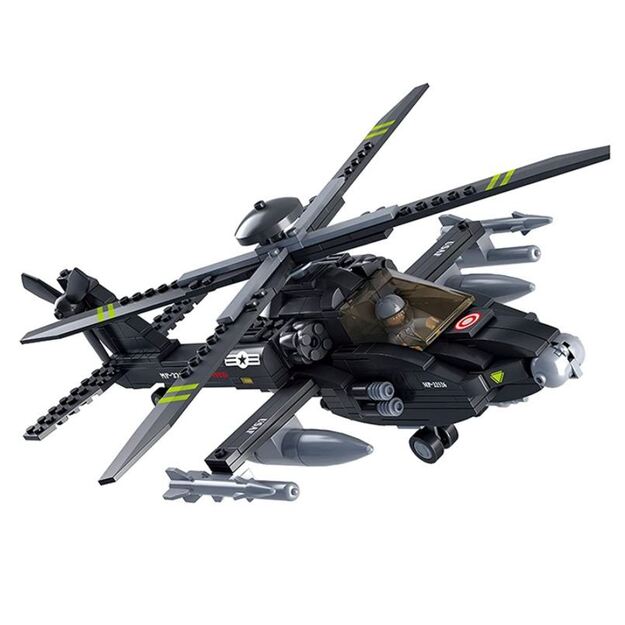 Konstruktoriaus Sluban Karinis sraigtasparnis Apache AH-64, 239 det.