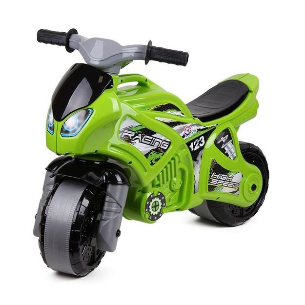 Balansinis paspiriamas motociklas vaikams (žalias)