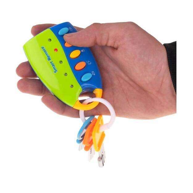 Interaktyvūs žaisliniai automobilio raktai su pulteliu