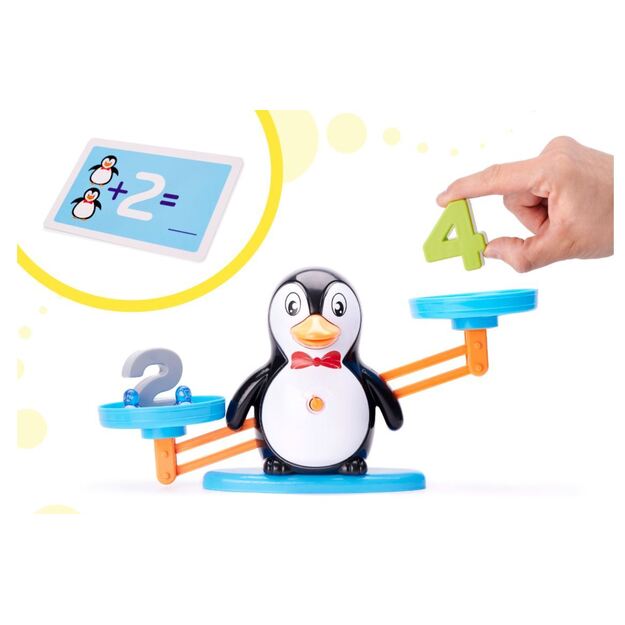 Edukacinės svarstyklės mokytis skaičiuoti - Pingviniukas