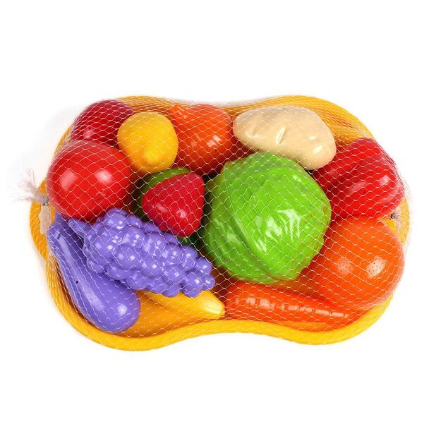 Žaislinis daržovių ir vaisių rinkinys 5347