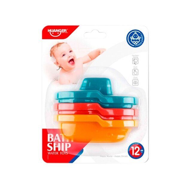 Vonios žaislas 3 laiveliai