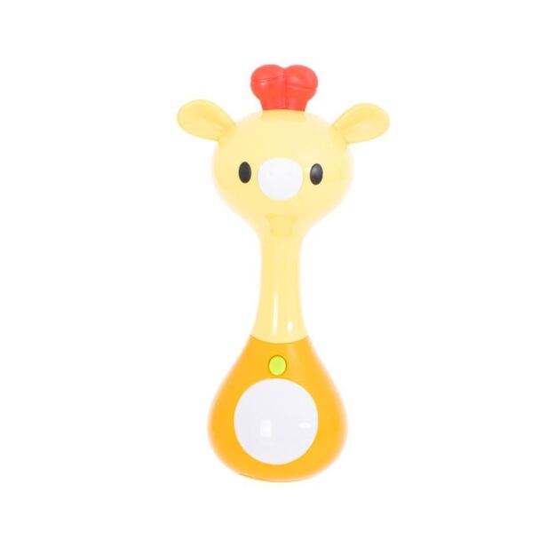 Interaktyvus barškutis kramtukas Hola su šviesomis ir garsais Žirafa