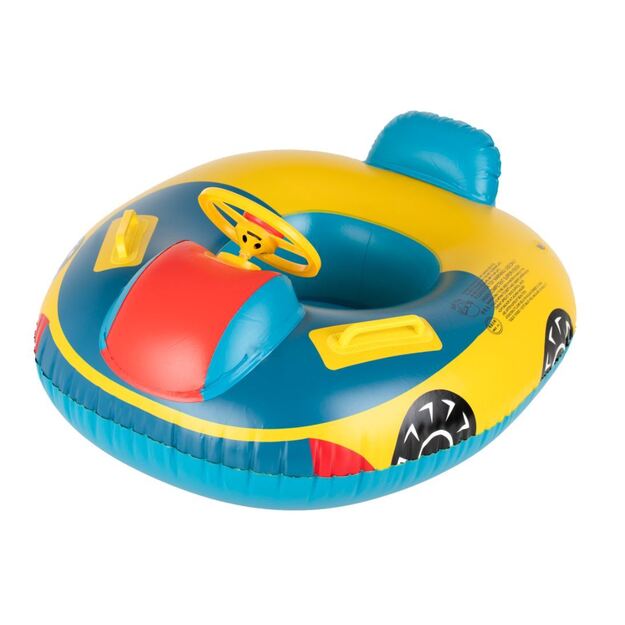 Pripučiamas plaukimo ratas kūdikiams - valtis su vairu