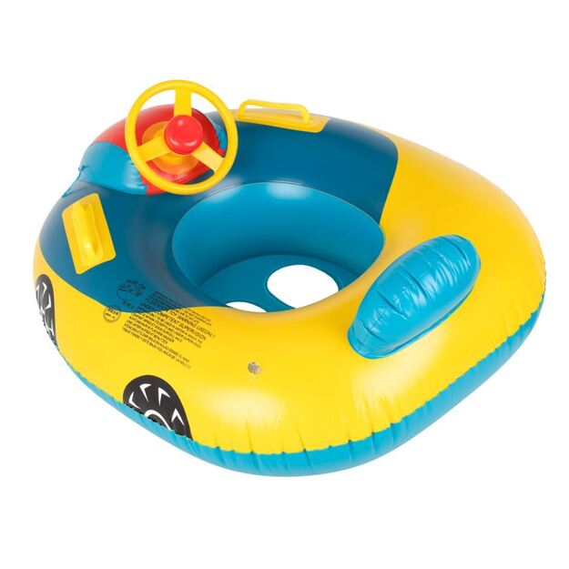 Pripučiamas plaukimo ratas kūdikiams - valtis su vairu