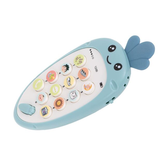 Interaktyvus žaislinis telefonas Morka (mėlyna)