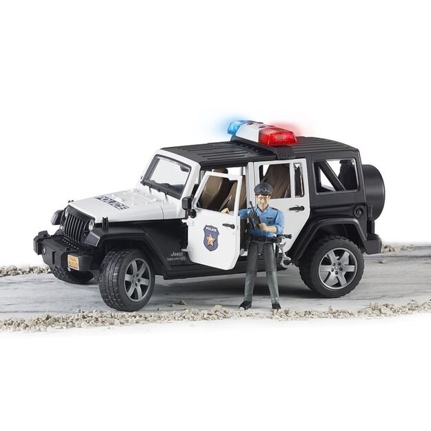BRUDER Police car Jeep Rubicon with accessories 02526