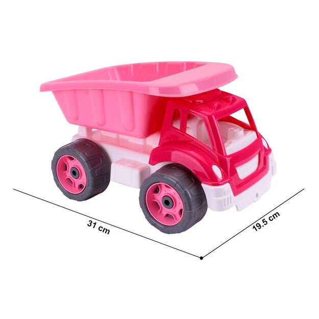 Plastikinis sunkvežimis - rožinis 8188
