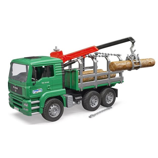 BRUDER Forestry truck MAN with crane 02769