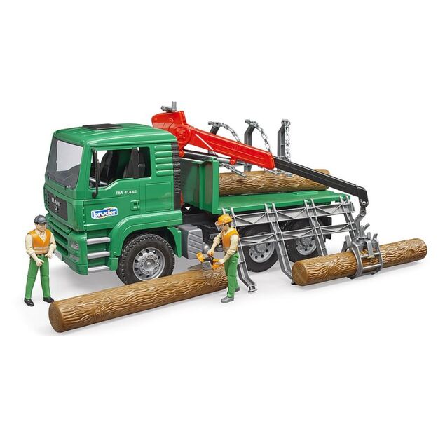 BRUDER Forestry truck MAN with crane 02769