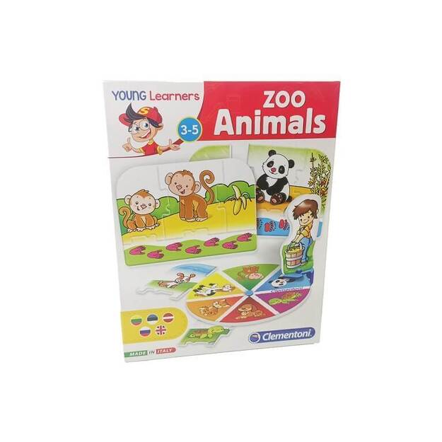 Educational puzzle ZOO animals