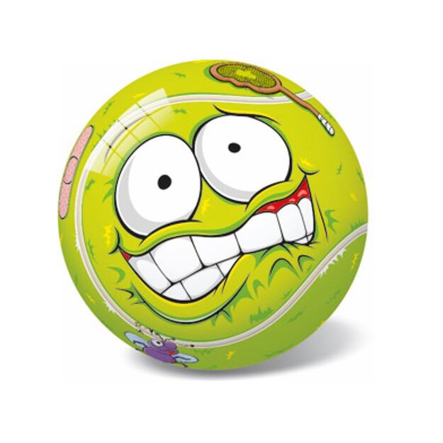 Spalvotas kamuolys Crazy (žalias) 23 cm