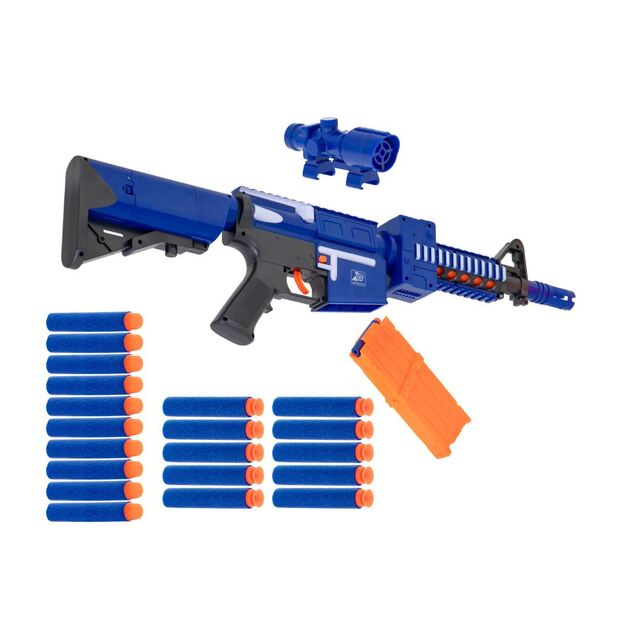 Žaislinis šautuvas ginklas su 20 minkštų kulkų (3392)