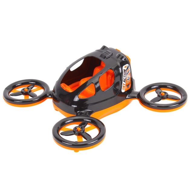 Plastikinis žaislas - dronas (juodas)