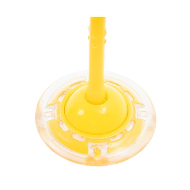 Hula hoop šokinėjimo žaislas su šviesomis (geltonas)