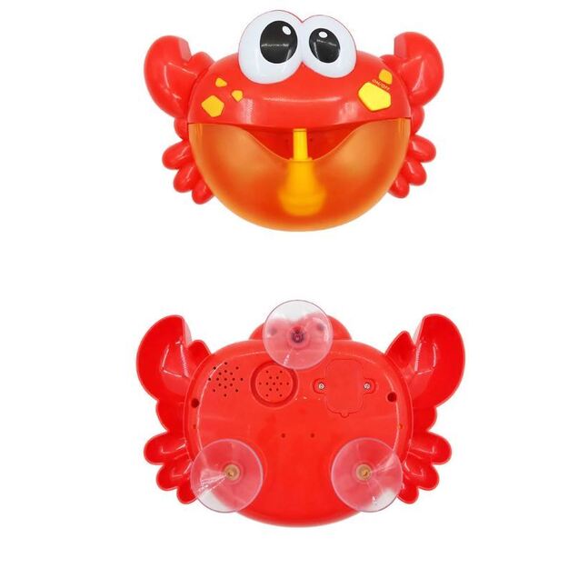 Vonios žaislas - Elektrinis muilo burbulų pūtimo aparatas - Krabas
