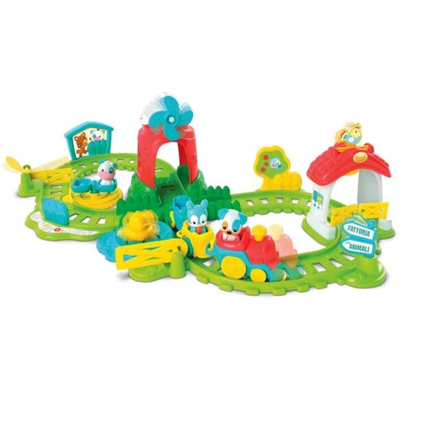 Interactive train for the little ones - farm 17299
