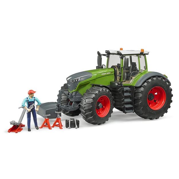 BRUDER traktorius Fendt 1050 Vario su mechaniku ir priedais 04041