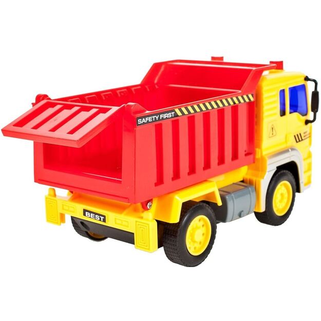 Dump truck with sounds and lights 18 cm (3847)