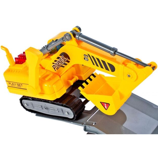 Truck with excavator 39cm (3857)