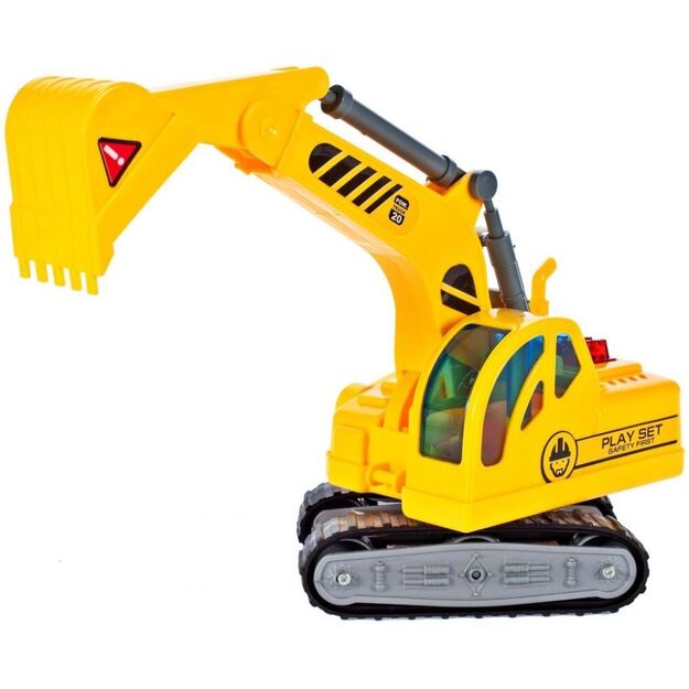 Truck with excavator 39cm (3857)