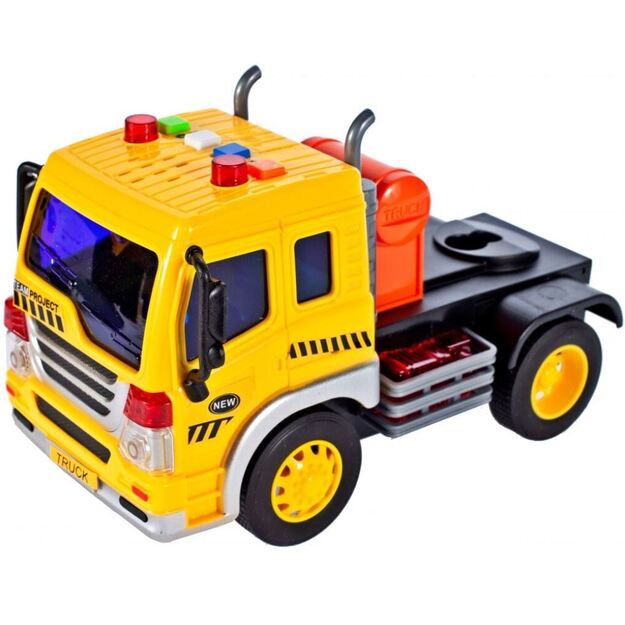 Truck with excavator 39cm (3857)