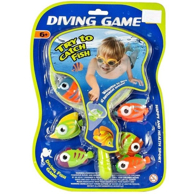 Vonios žaislas - pagauk 6 žuvytes 3883