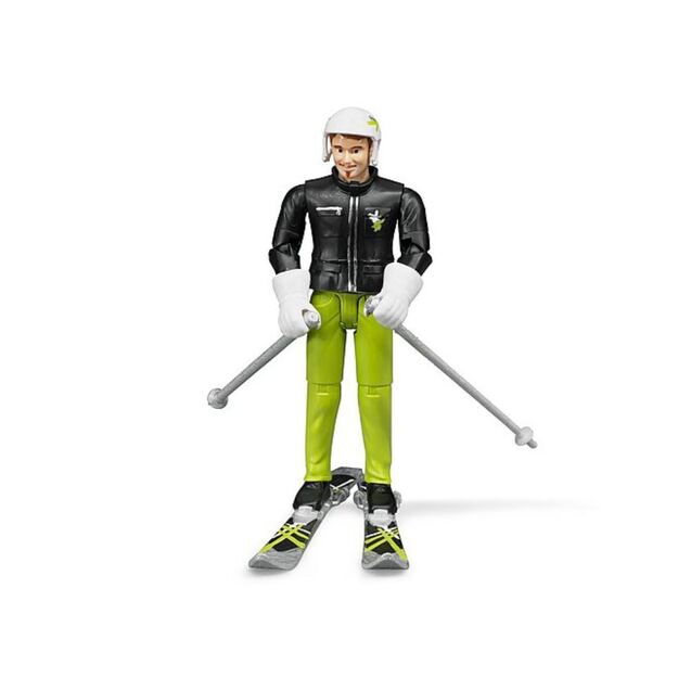 BRUDER accessory - figure of a skier with accessories 60040