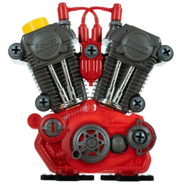 Žaislinis surenkamas variklis su šviesomis ir garsais