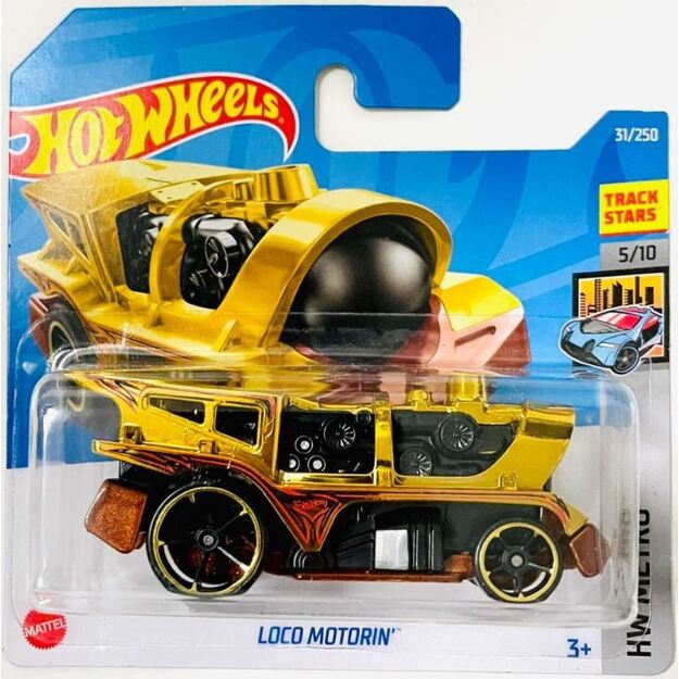 Hot Wheels automodeliukas Loco Motorin GOLD