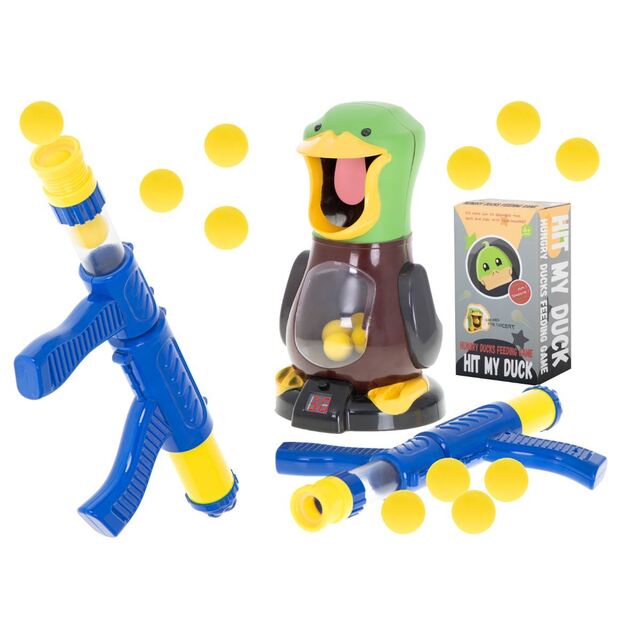Marksmanship game Duck - a weapon with soft balls