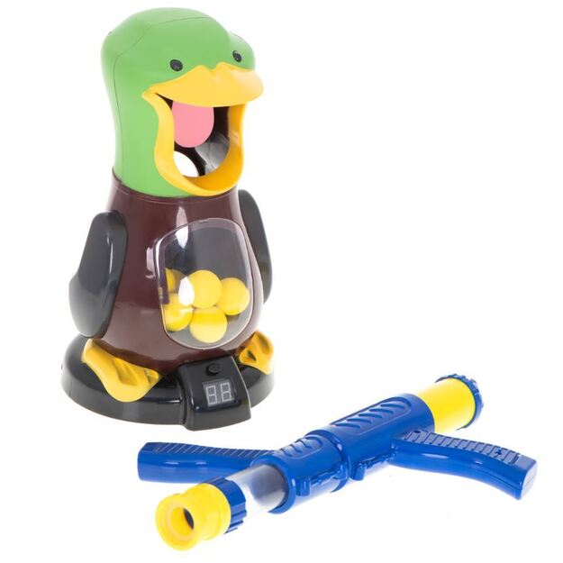Marksmanship game Duck - a weapon with soft balls