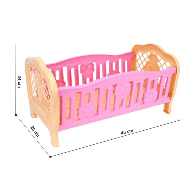 Toy bed for dolls 4517