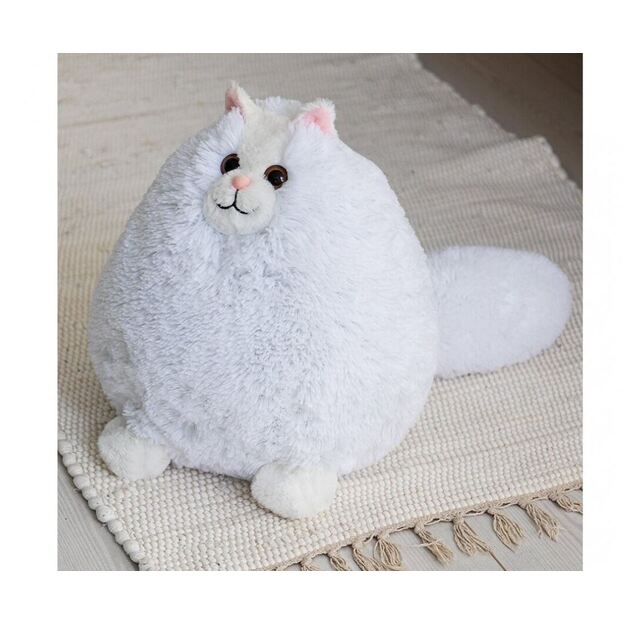 Minkštas pliušinis žaislas - Katinas baltutis 28 cm