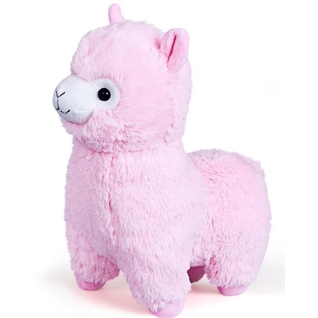 Soft plush toy - Alpaca 23 cm (pink)
