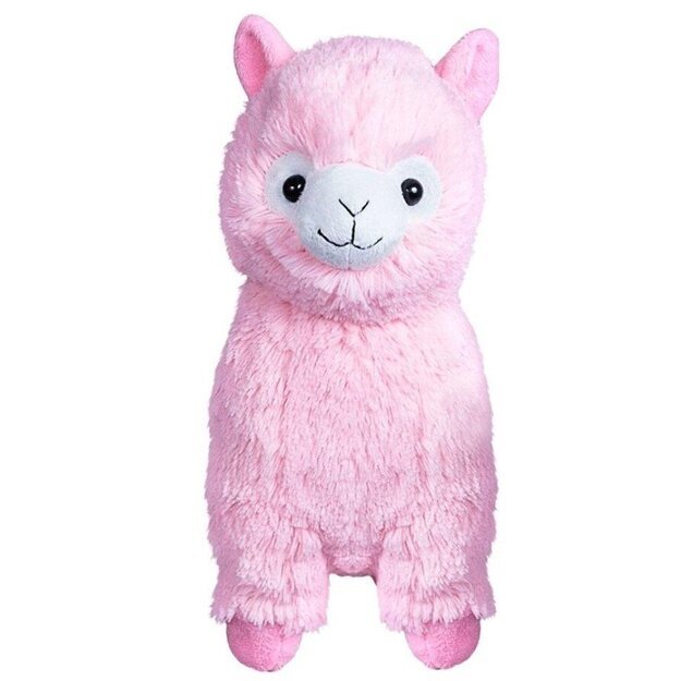 Soft plush toy - Alpaca 23 cm (pink)