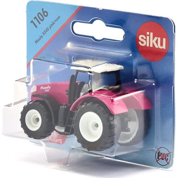 Metalinis SIKU traktorius 1106 - Mauly X540 pink/rose