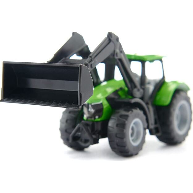 Metal SIKU tractor 1394 - DEUTZ-FAHR with front loader