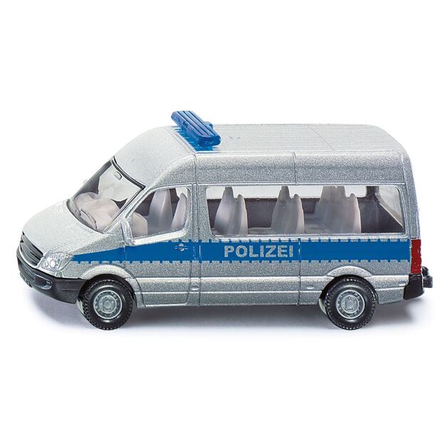 Metalinis SIKU automodelis 0804 - Policijos mikroautobusas