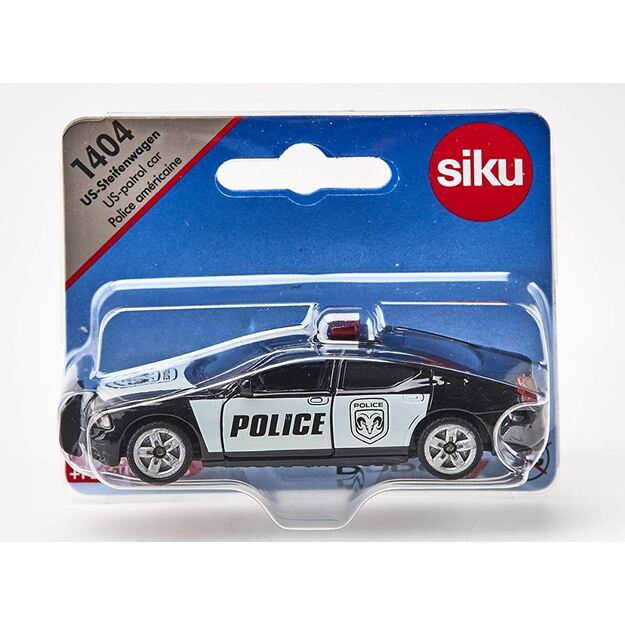 Metalinis SIKU automodelis 1404 - Dodge policijos automobilis