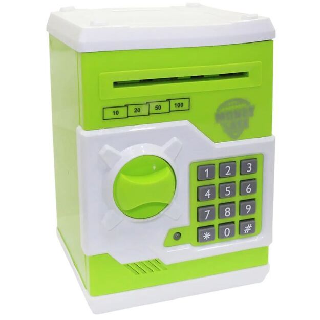 Interaktyvi taupyklė seifas (žalia)