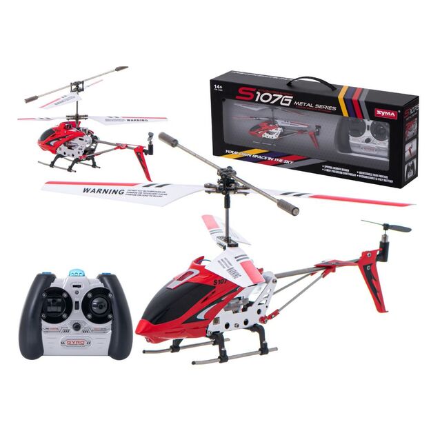 Radio Controlled Helicopter SYMA S107G (Red)