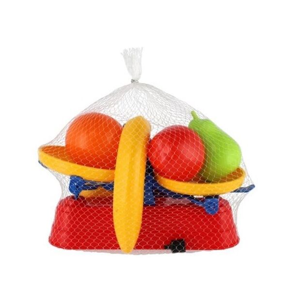 Toy scale and fruit set 6023