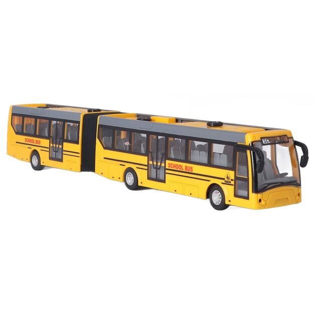 Radijo bangomis valdomas autobusas 36 cm (geltonas)