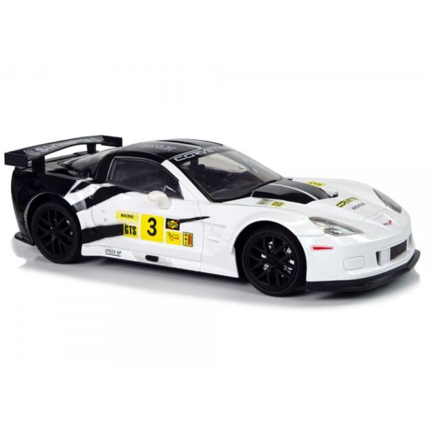Nuotoliniu būdu valdomas sportinis automobilis Corvette C6.R (baltas)